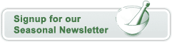 Signup for our Seasonal Newsletter 